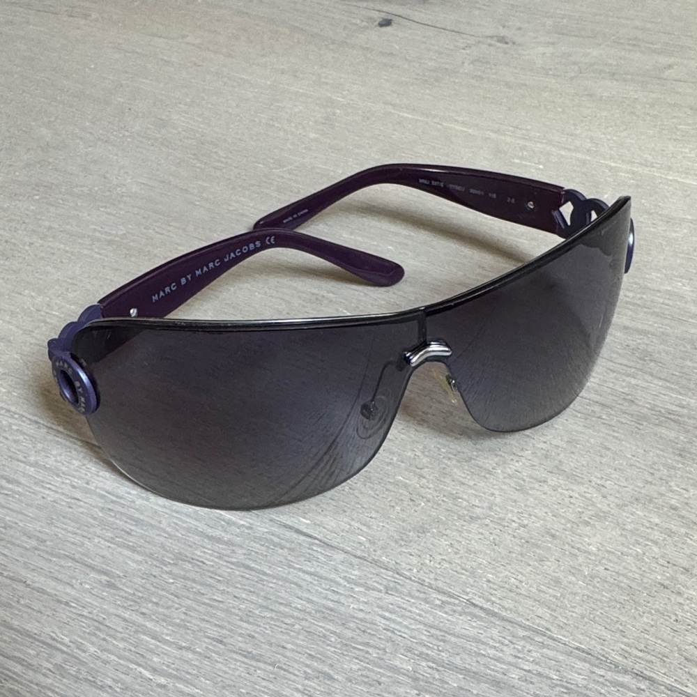 Marc Jacobs Dark Purple/Gray Sunglasses